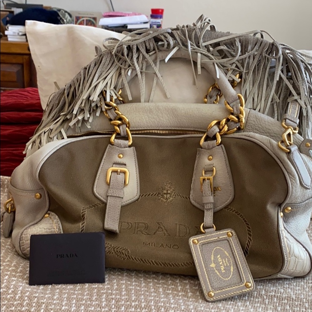 Prada collector series shoulder bag